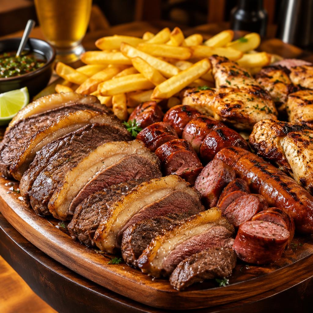 Mista Família: Picanha, Calabresa e Frango